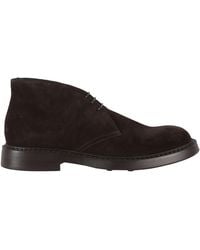 Doucal's - Dark Suede Lace-Up Chukka Boots - Lyst