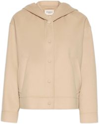 Weekend - Cropped Jacket With Hood And Buttoned Cuffs - Lyst