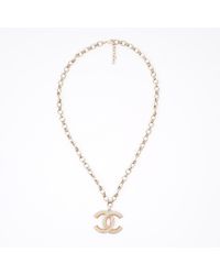 Chanel - Cc Necklace Colour Base Metal - Lyst