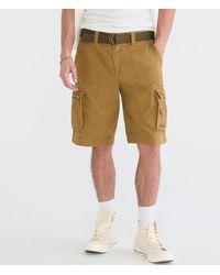 Aéropostale - Solid Belted Cargo Shorts - Lyst