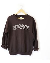 Simply Sage Market - Embroidered Howdy Varsity Outline - Lyst