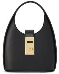 Ferragamo - Leather Gancini Hobo Bag - Lyst