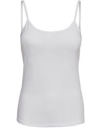 ONLY - White Cotton Tops & T - Lyst