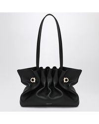 Ferragamo - Ferragamo Soft-Bag Small Leather - Lyst