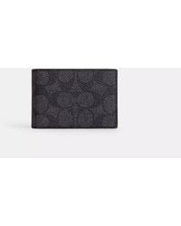 COACH - Compact Billfold Wallet - Lyst