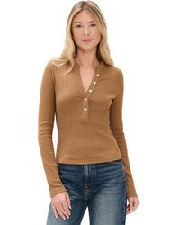 Veronica Beard - Jocelyn Top, Dark Acorn - Lyst