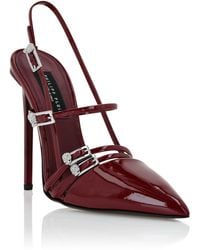 Philipp Plein - Multi-Strap High-Heel Slingbacks 12 Skull - Lyst