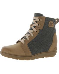 Sorel - Evie Ii Nw Quilted Lace-up Ankle Boots - Lyst