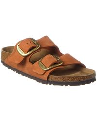 Birkenstock - Arizona Big Buckle Narrow Fit Leather Sandal - Lyst