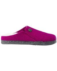 Birkenstock - Zermatt Shearling & Wool Felt Slipper - Lyst