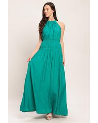 TRUEDAMES - River Walk Woven Maxi Dress - Lyst