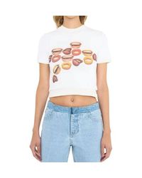 Christopher Esber - Chatter Sheer Overlay Baby Tee - Lyst