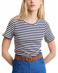 Hartford - Teofila Striped Short Sleeve Tee - Lyst