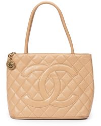 Chanel - Cc Timeless Medallion Zip Tote - Lyst