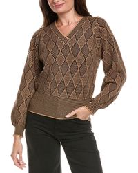 Metric Knits - Diamond Jacquard Sweater - Lyst