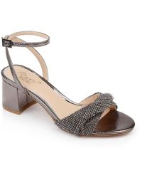 Badgley Mischka - Ansley Faux Leather Ankle Strap - Lyst