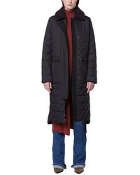 Andrew Marc - Rhombus Quilted Long Jacket - Lyst