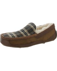 UGG - Ascot Suede Plaid Loafer Slippers - Lyst