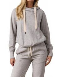 NSF - Lisse Fitted Loop Terry Hoodie - Lyst