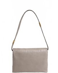 Marni - Prism Leather Large Shoulder Bag - Lyst