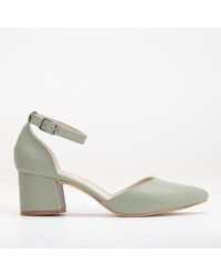 Forever & Always Shoes - Marcelle Low Block Heel Pumps - Lyst