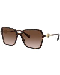 Versace - 58 Mm Havana Sunglasses - Lyst