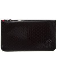 Christian Louboutin - Logo Embossed Patent Card Case - Lyst