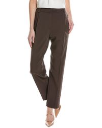 Vince Camuto - Wide Waistband Straight Leg Pant - Lyst