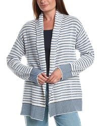 Splendid - Stripe Open Front Cardigan - Lyst