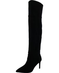 Veronica Beard - Lisa Otk Suede Pointed Toe Over-the-knee Boots - Lyst