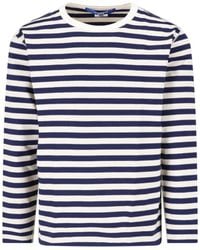 Junya Watanabe - Striped Crewneck Long Sleeve Top - Lyst