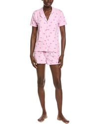 Splendid - 2Pc Notch Top & Boxer Set - Lyst