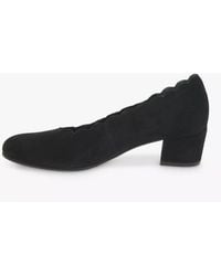 Gabor - Gigi Scallop Edge Block Heel Pump - Lyst