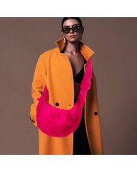 Fashnzfab - Faux Fur Fuzzy Plush Crossbody Bag - Lyst