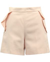 Sandro - Ruffled Detail Shorts - Lyst