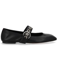 Aeyde - "Uma Mary-Jane" Shoe With Eyelets - Lyst