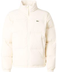 Lacoste - Waterproof Hooded Puffer Jacket - Lyst