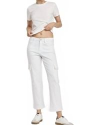 VERVET BY FLYING MONKEY - Dani High Rise Straight Leg Cargo Jeans - Lyst