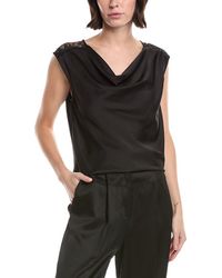 Vince Camuto - Drape Neck Tank Top - Lyst