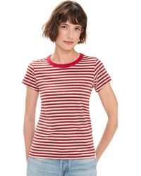Rag & Bone - The Slub Striped Tee - Lyst