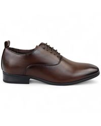 Infinity Leather - Classic Lace Up Oxford Derby Shoes - Lyst