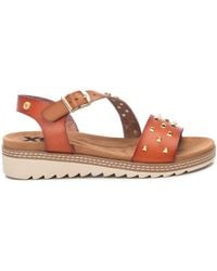 Xti - Wedge Sandals With Studs - Lyst