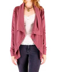 Tough Luv - Cascade Button Up Cardigan - Lyst