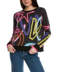Brodie Cashmere - Neon Sign Cashmere Sweater - Lyst