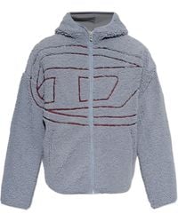 DIESEL - S-Zat Giacca Textured Hooded Jacket - Lyst