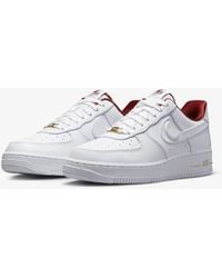Nike - Air Force 1 Low Dv7584-100 Summit Leather Sneaker Shoes Jn425 - Lyst