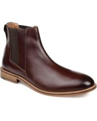 Thomas & Vine - Corbin Wide Width Plain Toe Chelsea Boot - Lyst