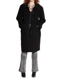 Circular Path - Fuzzy Long Coat - Lyst