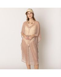 TRUEDAMES - Lurex String Poncho - Lyst