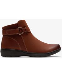 Clarks - Carleigh Drift British Tan Combination - Lyst